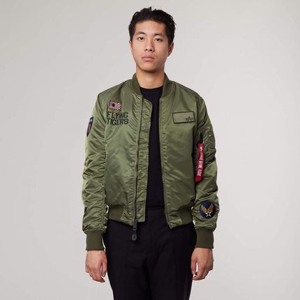 アルファ MA-1 FLYING TIGERS 海外限定【刺繍☆SAGE☆L