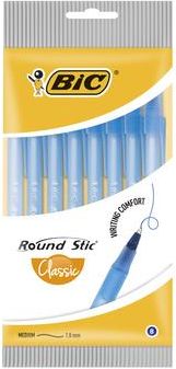 Bic Round Stic® Długopis Niebieski Pouch 8 Szt