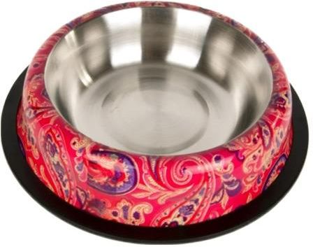 Chico Miska Metal Na Gumie Paisley 0,71L Czerwona