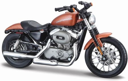 Maisto Harley Davidson 2007 Xl 1200N Nightster Motocykl Pomarańczowy 1:18