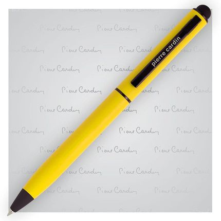 Pierre Cardin Długopis Metalowy Pen Soft Touch Celebration Żółty