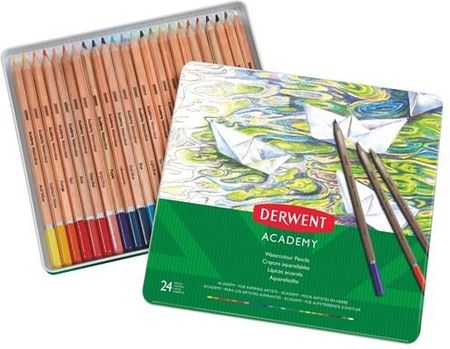 Derwent Academy Pencil Watercolour 24Pcs