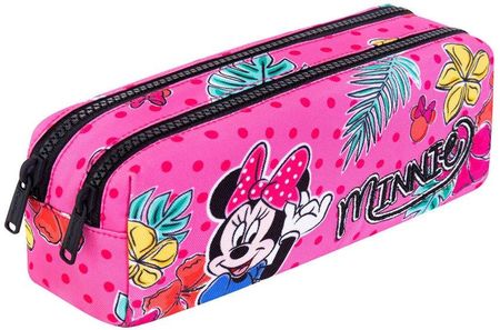 Coolpack Piórnik szkolny dwukomorowy Edge Minnie Mouse Tropical 42972CP B69301