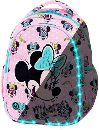 Coolpack Plecak szkolny Joy S LED Minnie Mouse Pink 44648CP B47302