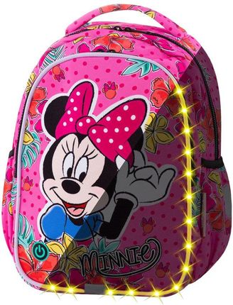 Coolpack Plecak szkolny Joy S LED Minnie Mouse Tropical 42941CP B47301