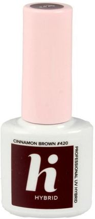 hi hybrid Lakier hybrydowy #420 Cinnamon Brown 5ml