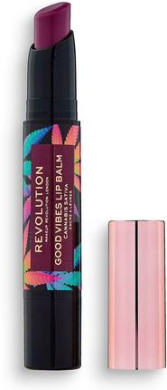Makeup Revolution Lip Nourishing Tint with cannabis sativa Koloryzujący balsam do ust Mood