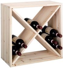 Zeller Drewniany stojak na wino 24 butelek, - Stojaki na alkohol
