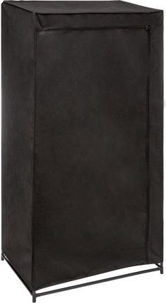 Atmosphera Szafa tekstylna na ubrania 68x45x148cm czarna