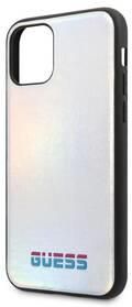 Guess Iridescent pro Apple iPhone 11 Pro Srebrny (GUHCN58BLD)