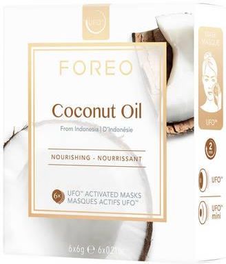 Foreo Ufo Coconut Oil Mask Odżywcza Maseczka Do Twarzy Dla Odwodnionej Skóry 6x6 g