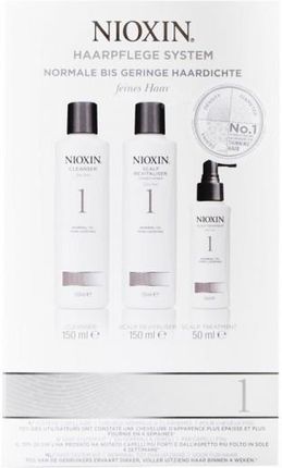 Nioxin System 1 Zestaw Do Włosów Cienkich Normalnych I Lekko Przerzedzonych Naturalnych 