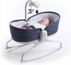 Tiny Love Wielofunkcyjny leżaczek-bujaczek z funkcją krzesełka 3w1 denim - Leżaczki bujaki i huśtawki niemowlęce
