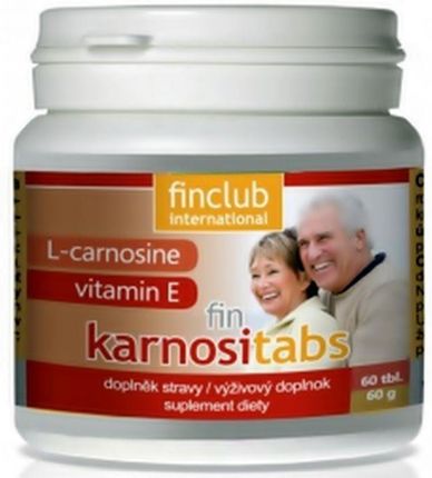 Tabletki Finclub Fin Karnozitabs- L-karnozyna wspomaganie serca mózgu mięśni narządów 60 szt.