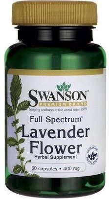 Kapsułki Swanson Full Spectrum Lavender Flower (Kwiat Lawendy) 400Mg 60 szt.