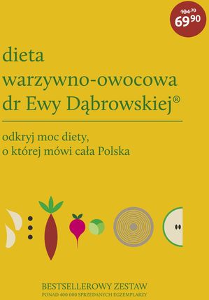 Pakiet: Dieta warzywno-owocowa dr Ewy Dąbrowskiej®
