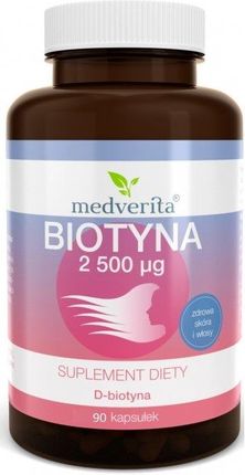 Biotyna (witamina B7 (H) 2500 µg) 90 kaps Medverita