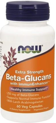 Now Foods BetaGlucans With Immunenhancer 250Mg 60 Kaps Glukan