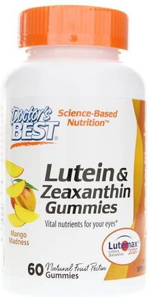 Doctor'S Best Lutein & Zeaxanthin Gummies - Luteina + Zeaksantyna Lutemax 2020 60 Żelek