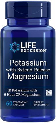 Life Extension Potas Z Magnezem O Przedłużonym Uwalnianiu 60 Kaps