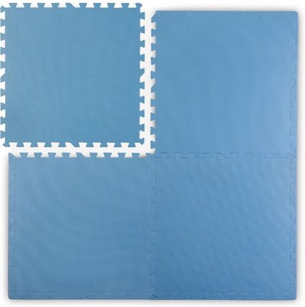 Ricokids Mata Piankowa Puzzle Niebieska 60X60Cm