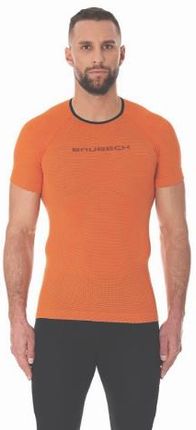 Brubeck Koszulka Męska 3D Run Pro Ss11920 Pomarańczowy