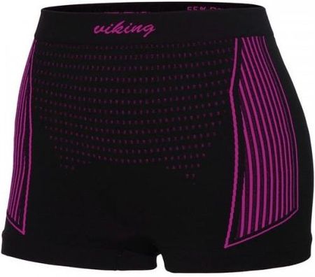 Viking Bokserki Damska Etna Boxer Shorts 46 Czarno/Różowy