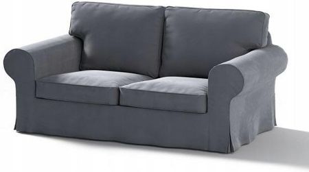 Pokrowiec na sofę Ektorp 2os Ikea grafitowy velvet