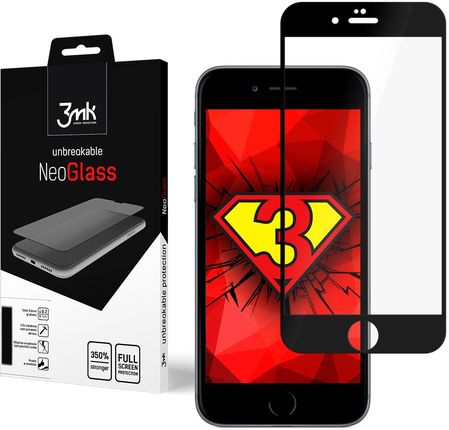 3MK Najtrwalsze szkło iPhone 6 6s full Neo Glass