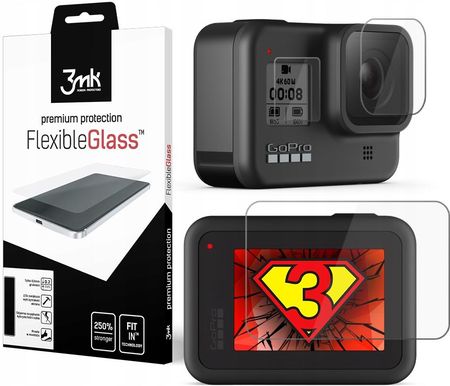 3MK Szkło do GoPro Hero 8 Black Flexible Glass