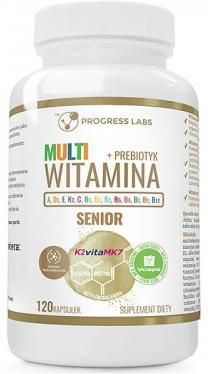 Progress Labs Multiwitamina Complex Senior + Prebiotyk 120 kaps