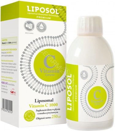 Liposol Liposomalna Witamina C 1000 250 ml (smak cytrynowy) 