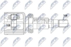 PRZEGUB WEW. PRAWY VOLVO 36002895 36002895