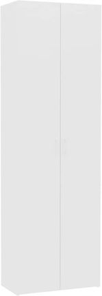 Szafa biurowa, biała, 60x32x190 cm, płyta wiórowa