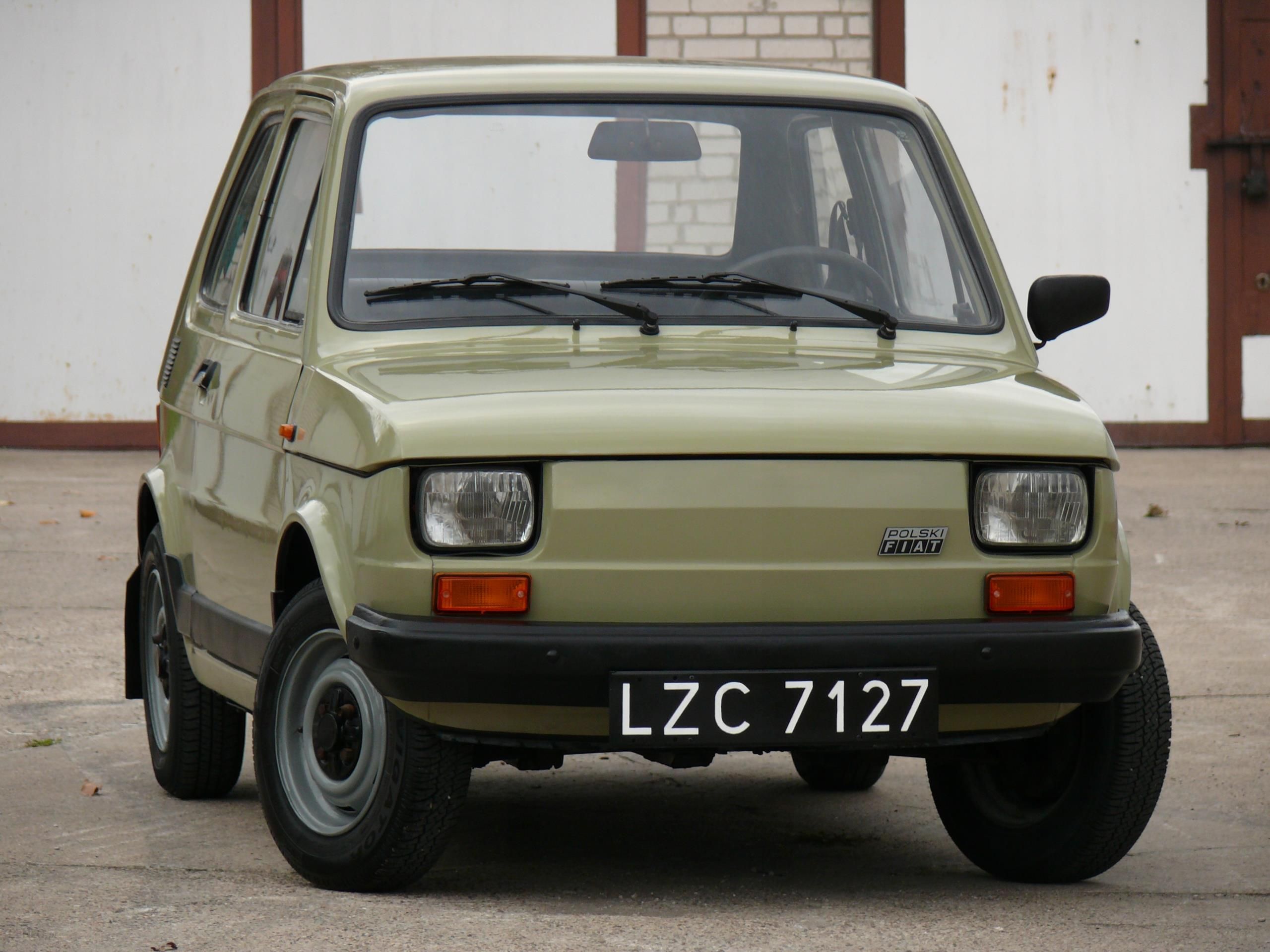Polski Fiat 126p 1986 rok ładna oliwka Opinie i ceny