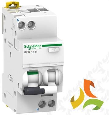 Schneider Electric Wyłącznik Kombinowany Idpnnvigi-C10-10-1N-Ac C 10A 1N-Biegunowy 10 Ma Typ Ac A9D02610