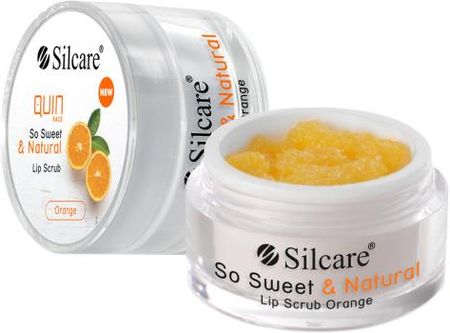 Silcare Quin So Sweet&Natural Peeling Do Ust Pomarańczowy 15g