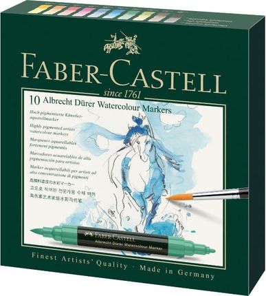 Pisaki Akwarelowe Dwustronne Albrecht Durer Faber-Castell, 10 Kolorów
