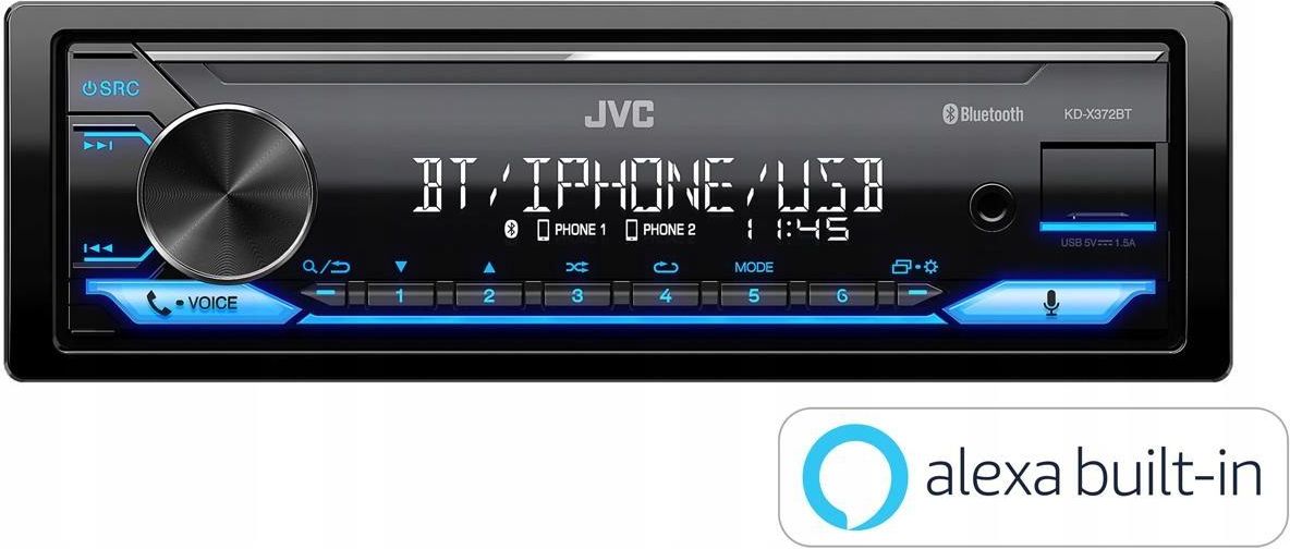 Jvc kd x372bt процессорная или нет