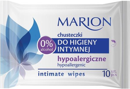 MARION Hipoalergiczne chusteczki do higieny intymnej 10szt