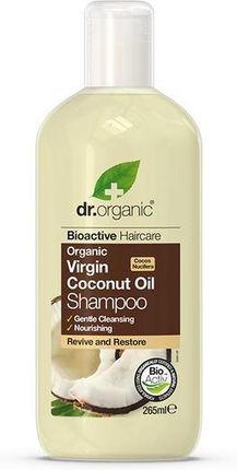 Dr Organic Virgin Coconut Oil Szampon Do Włosów 265 ml