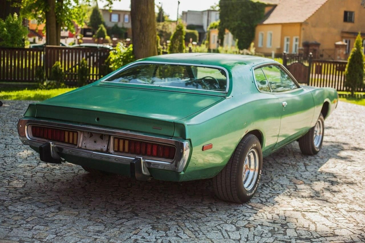 Dodge Charger 1974 v8 318 green UsClassic24 - Opinie i ceny na Ceneo.pl