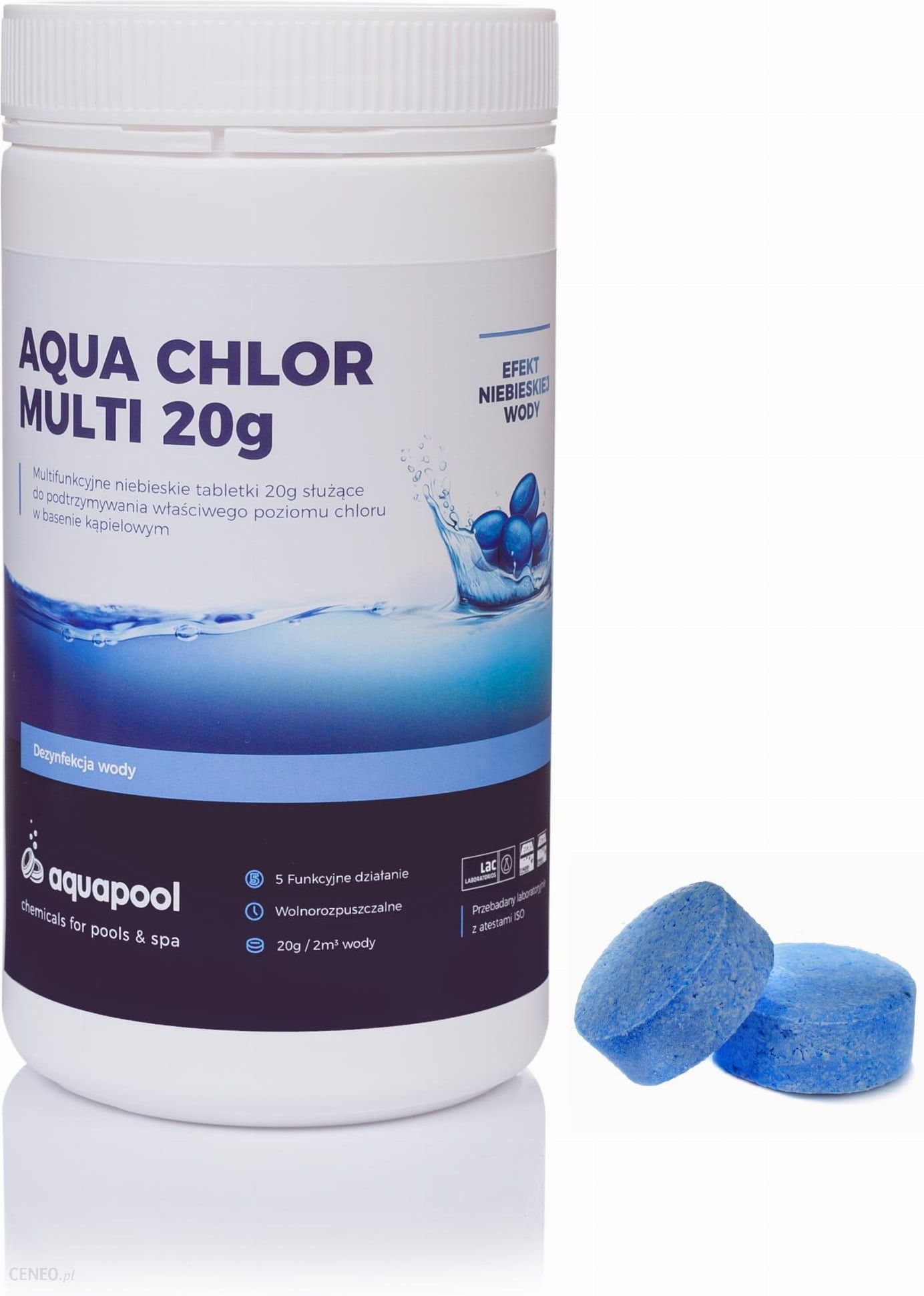 Aquapool Chlor Do Basenu Tabletki Blue 20g 1kg Ceny I Opinie Ceneo Pl