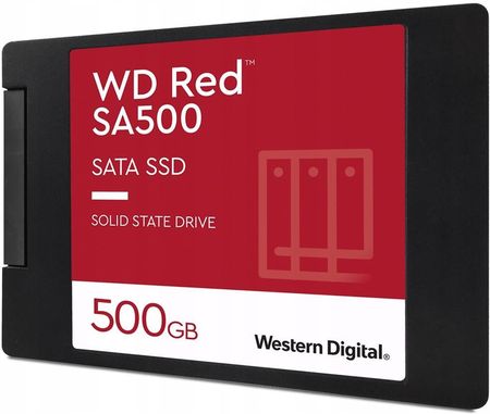 【新品】WD Red SA500 SATA SSD M.2 2280 500GB Dysk SSD WD Red SA500 500GB 2,5 SATA (WDS500G1R0A) - Opinie