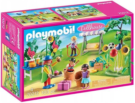 Playmobil 70212 Dollhouse Urodziny dzieci i klaun