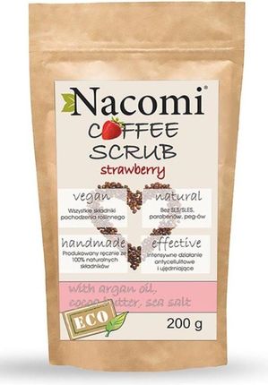 Nacomi Coffee Scrub Peeling Kawowy Truskawka 200G
