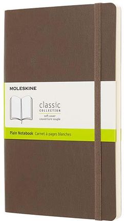 Moleskine Notes L Gładki Miękka Oprawa 192 Strony Earth Brown