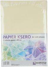 Zdjęcie Wektor Papier A4 100 Arkuszy 5 Kolorów Pastelowe - Piława Górna