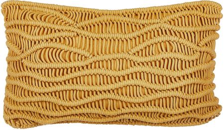 Beliani Poduszka Dekoracyjna Bawełniana Złota 30x50cm Kiris (172138)