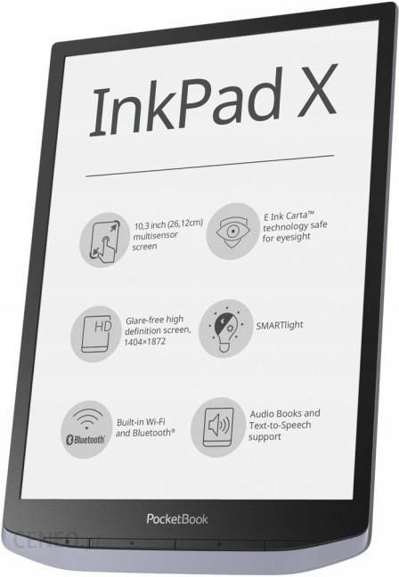 PocketBook Inkpad X metallic gray (PB1040JWW)